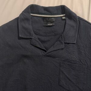 Ted Baker Men's Dark Blue Polo Shirt
